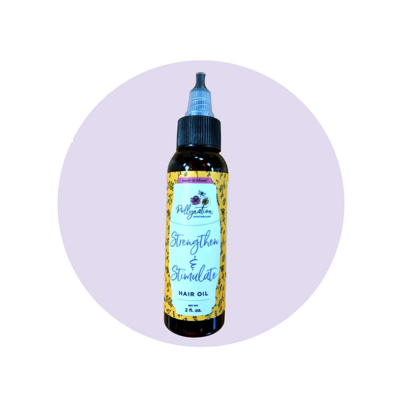 Strengthen & Stimulate Hair Oil – Pollynation Apothecary